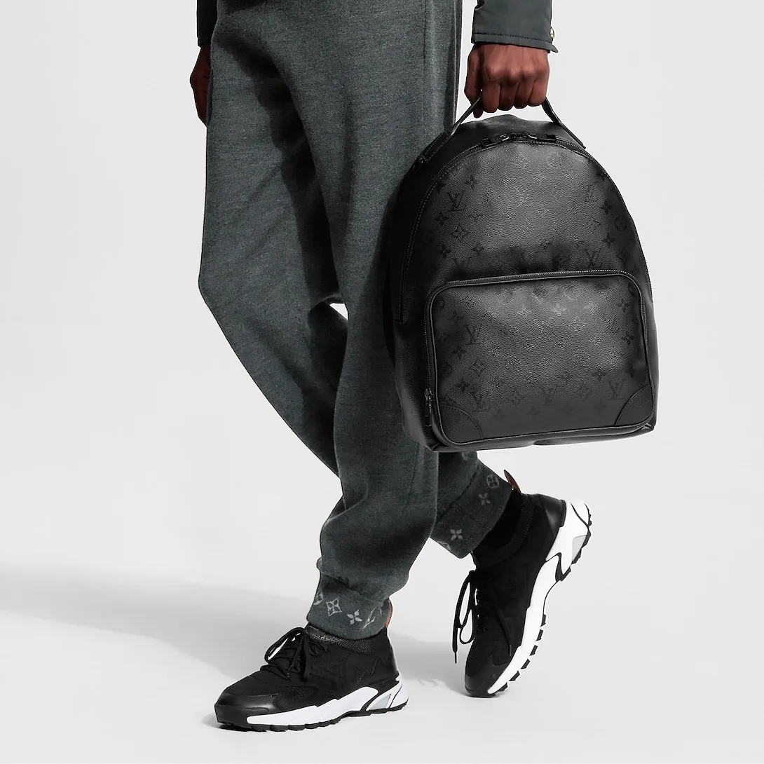 Louis Vuitton Discovery Cargo Backpack / Black Monogram Midnight Black Hardware - Image 3