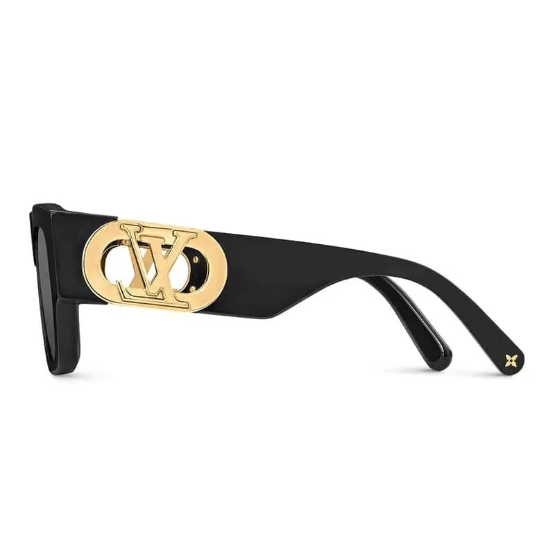 Louis Vuitton Link Square Sunglasses Black - Image 4