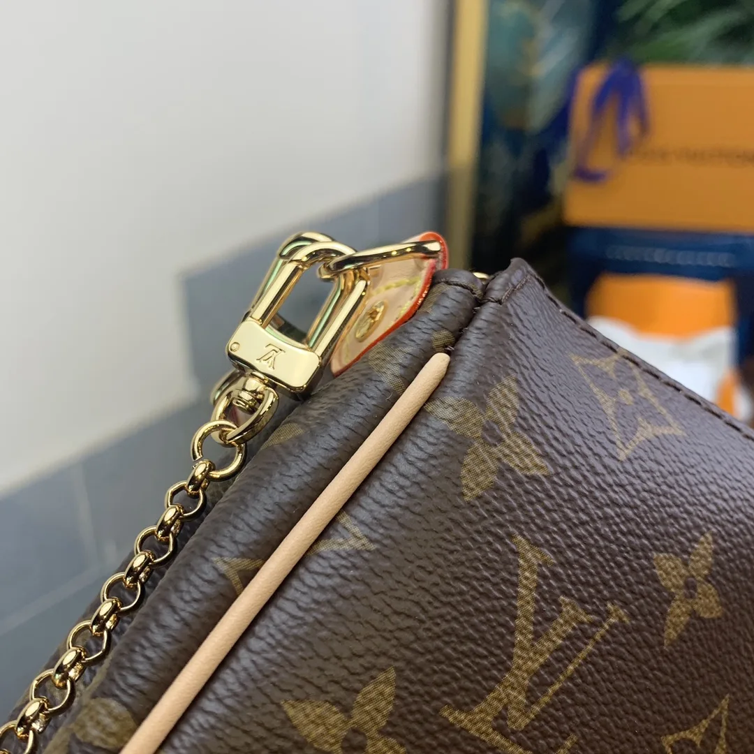 Louis Vuitton Eva 2Way Chain Shoulder Bag / Brown Monogram - Image 6