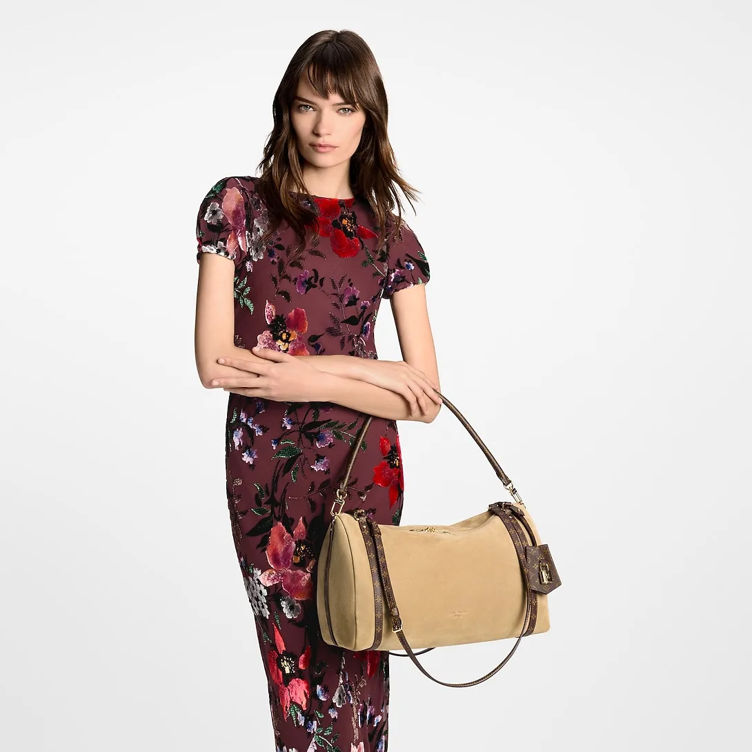 Alternative view of Louis Vuitton Express MM Shoulder Bag / Hazelnut Gold Hardware