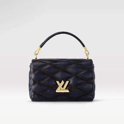 Alternative view of Louis Vuitton GO- Navy Blue Bag - 9.1 Inches/