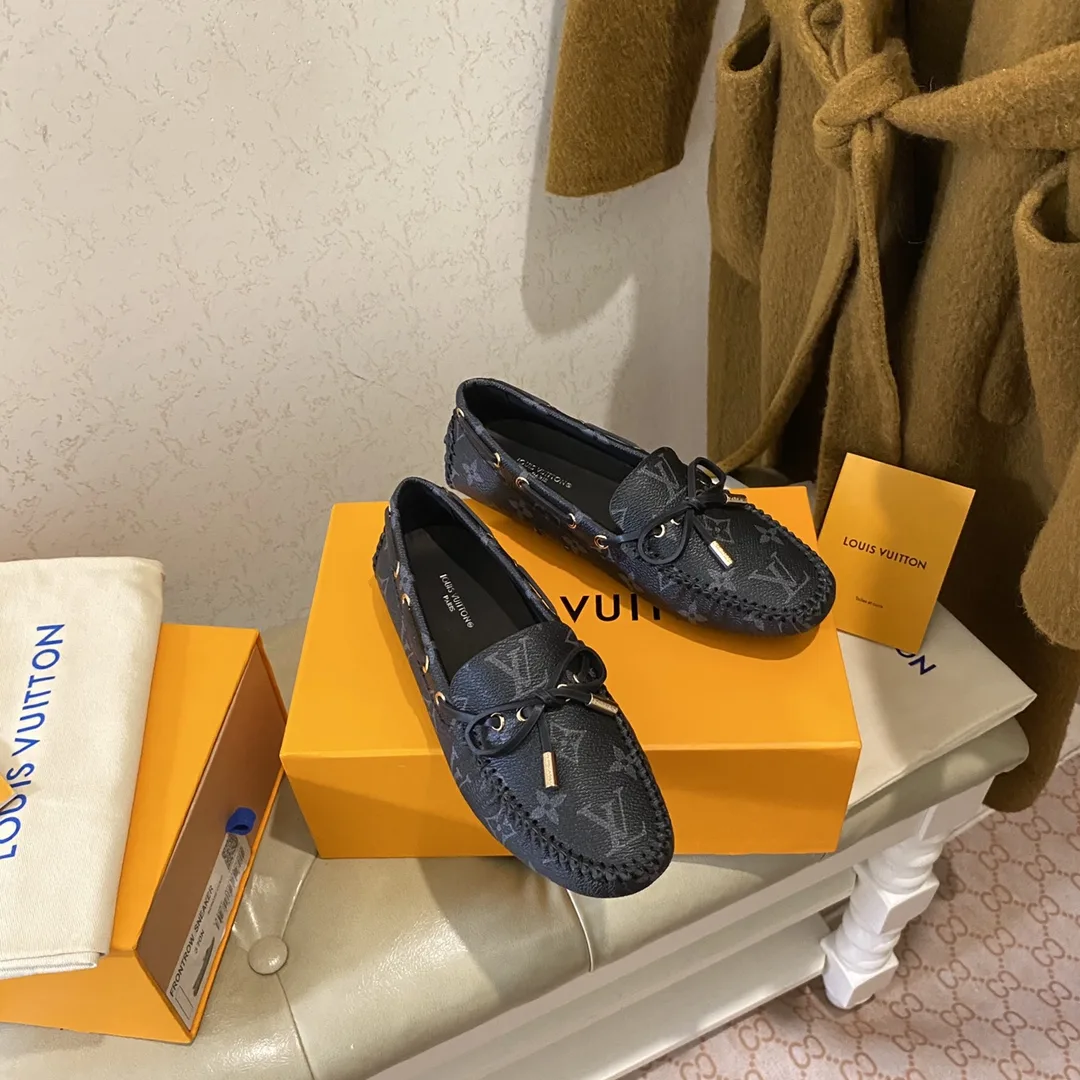 Alternative view of Louis Vuitton Gloria Flat Loafer Brown