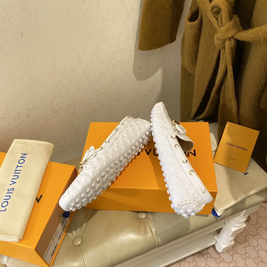 Louis Vuitton Gloria Flat Loafer White - Image 3