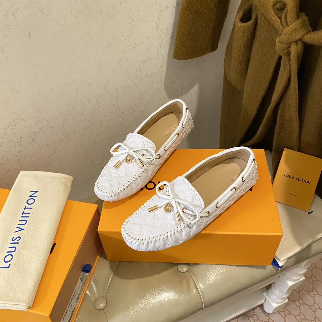 Louis Vuitton Gloria Flat Loafer White - Image 5