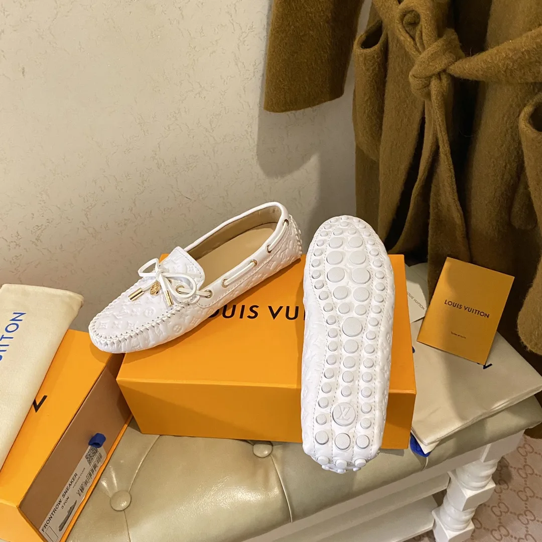 Louis Vuitton Gloria Flat Loafer White - Image 7