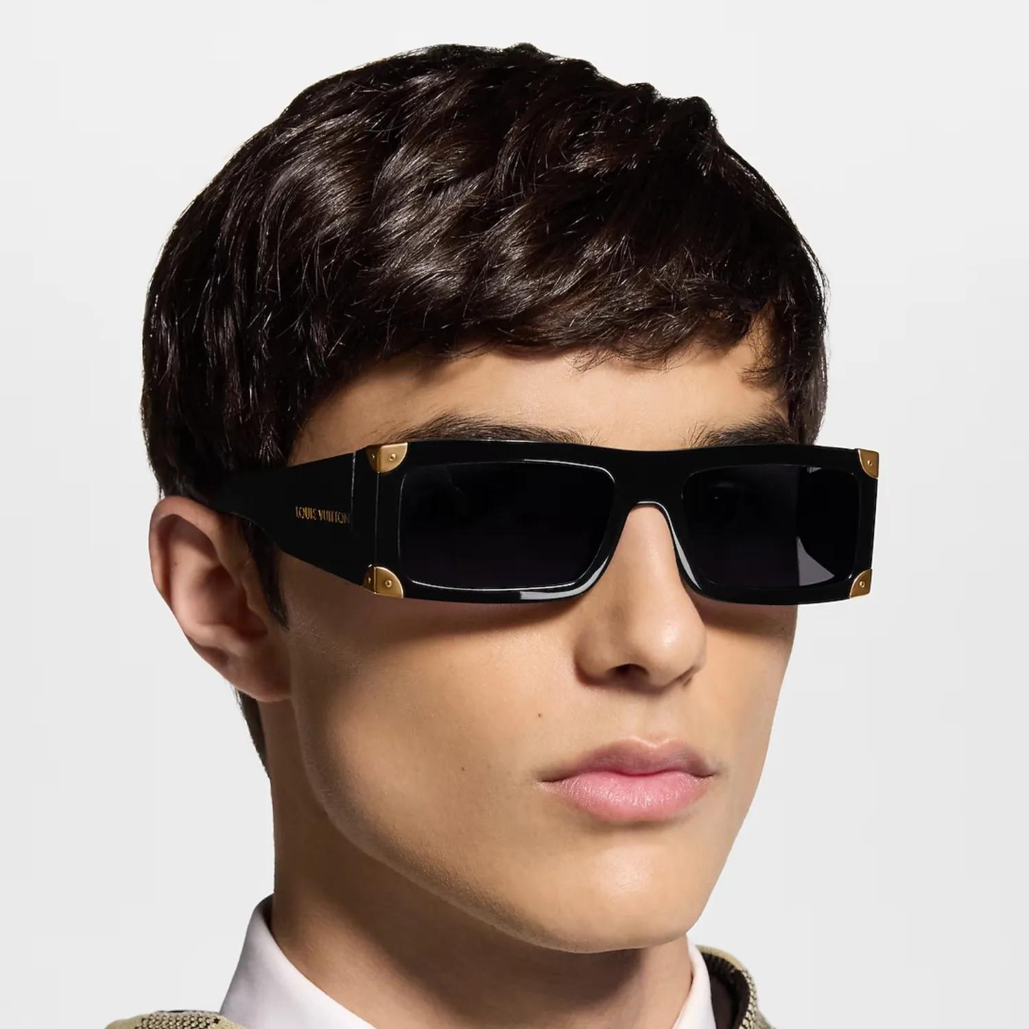 Alternative view of Louis Vuitton Heritage Low Square Sunglasses Black