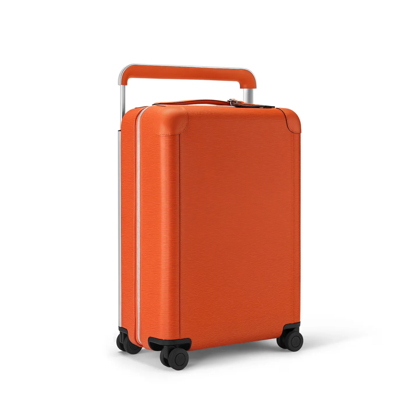 Alternative view of Louis Vuitton Horizon 55 Suitcase / Orange Silver Hardware