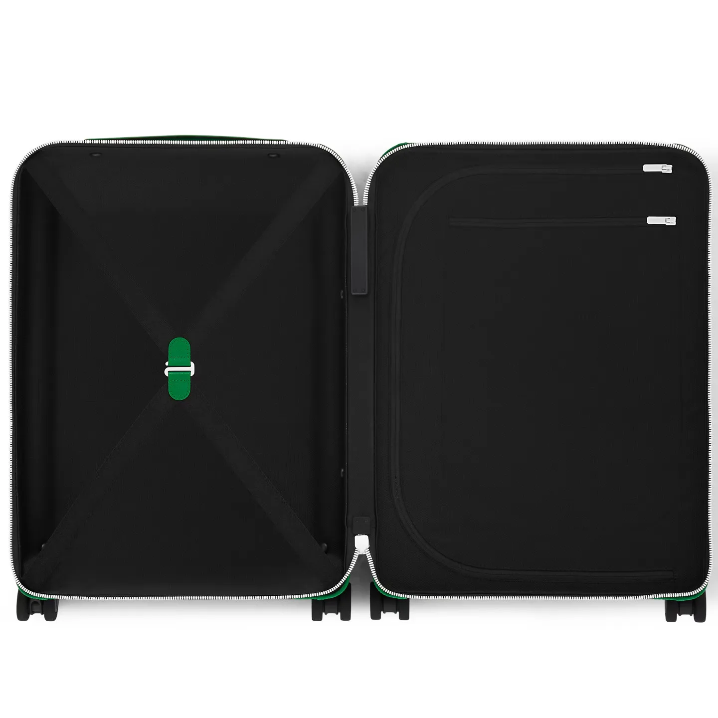 Louis Vuitton Horizon 55 Suitcase / Green Silver Hardware - Image 7