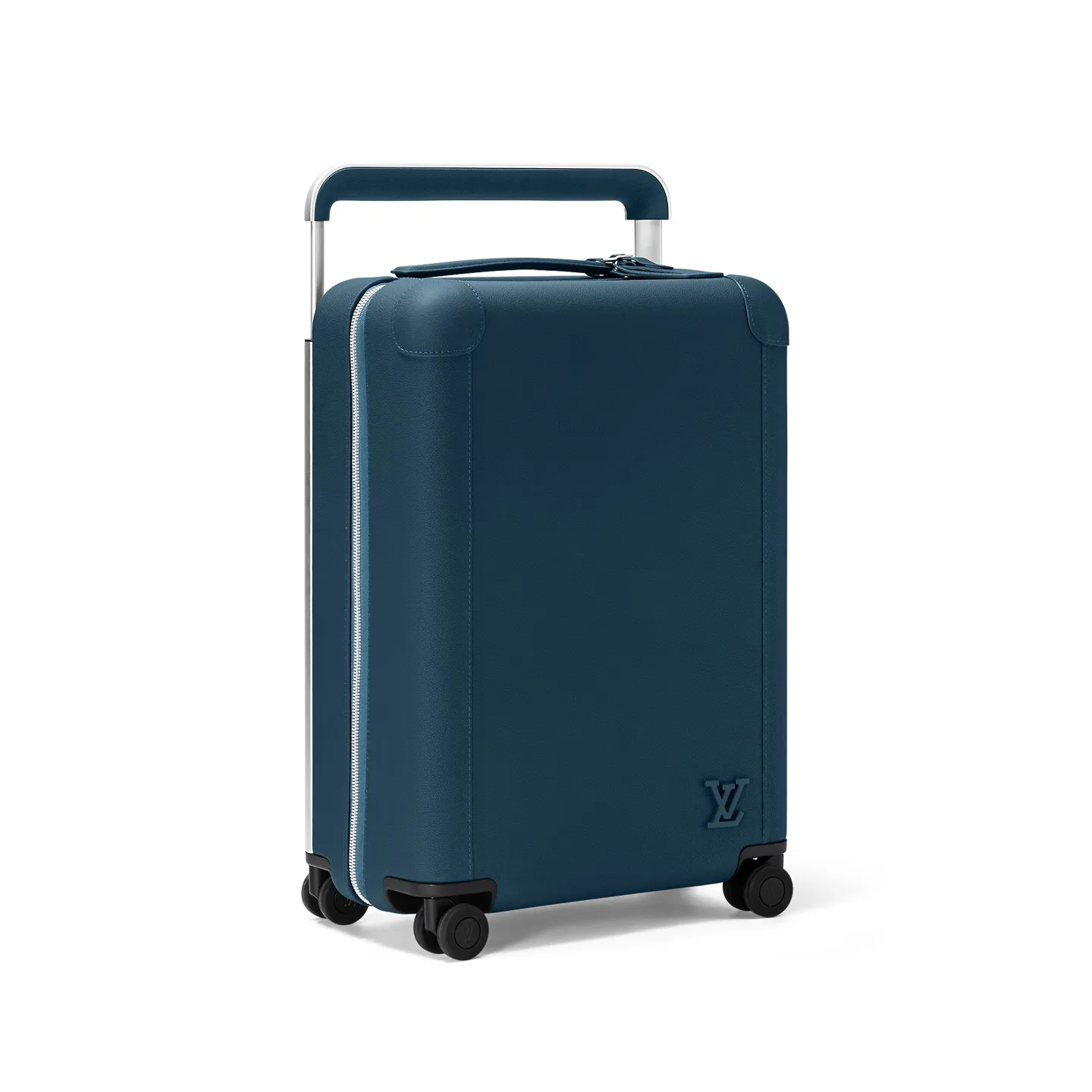 Louis Vuitton Horizon 55 Suitcase / Blue Silver Hardware - Image 4