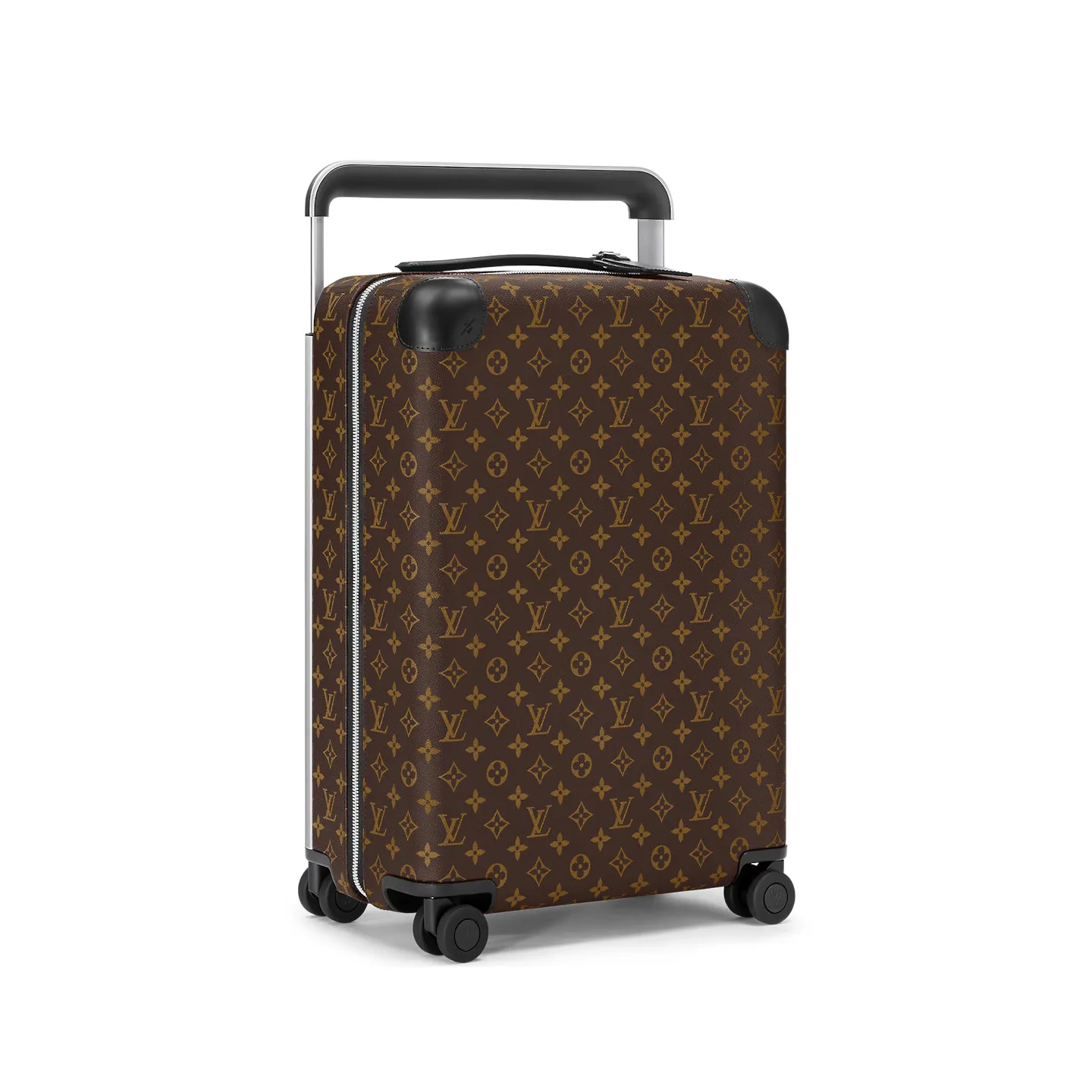 Louis Vuitton Horizon 55 Suitcase / Brown Silver Hardware - Image 3