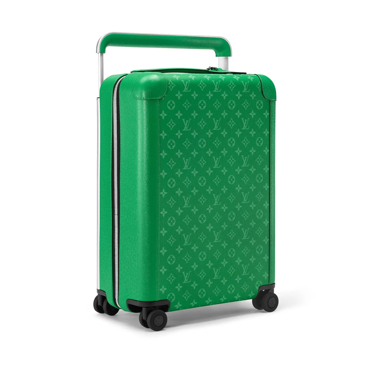 Louis Vuitton Horizon 55 Suitcase / Green Silver Hardware - Image 4