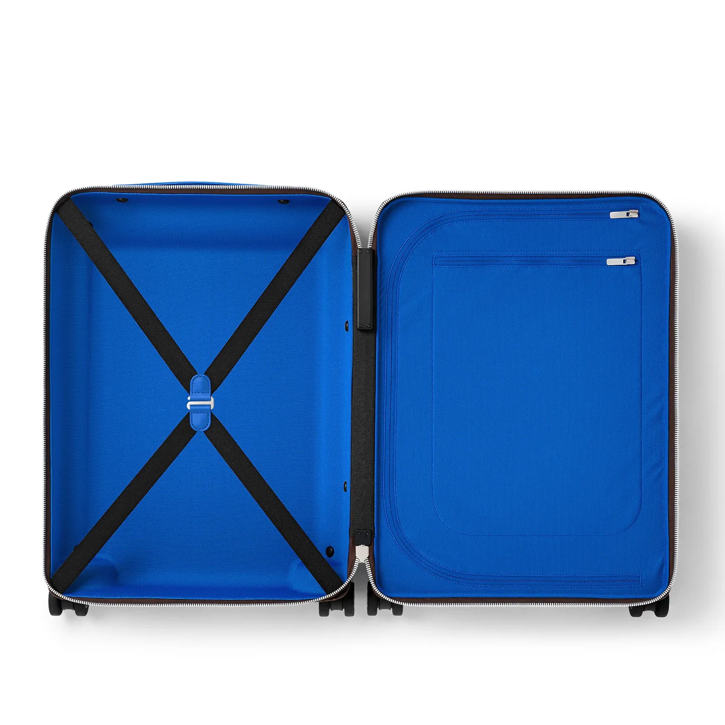 Louis Vuitton Horizon 55 Suitcase / Brown/ Blue Silver Hardware - Image 5