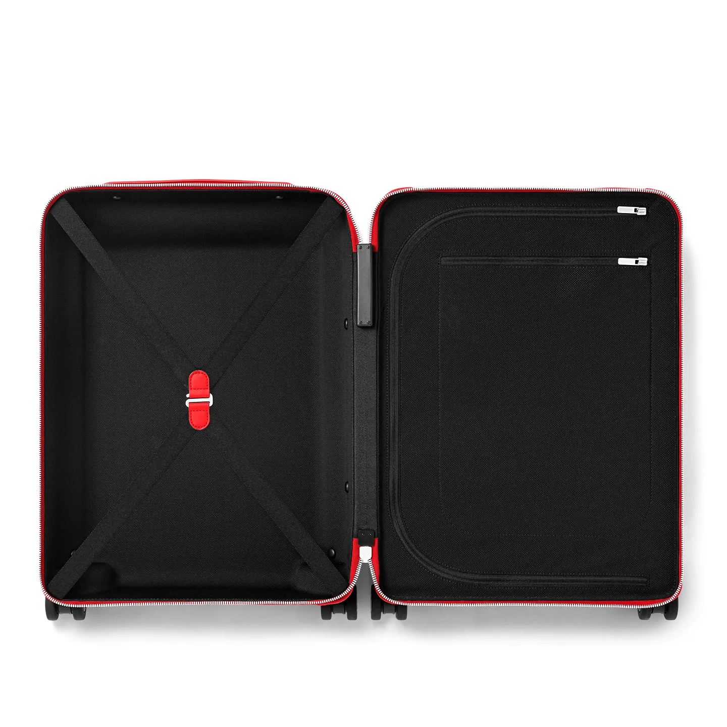Louis Vuitton Horizon 55 Suitcase / Red Silver Hardware - Image 5