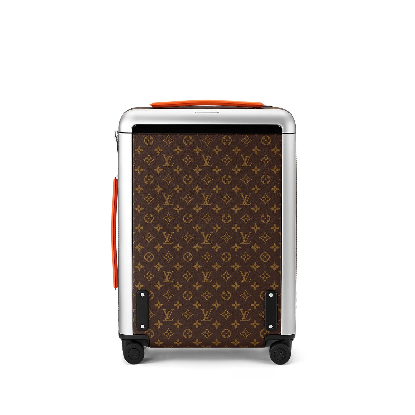 Louis Vuitton Horizon 55 Suitcase / Brown/ Orange Silver Hardware - Image 4