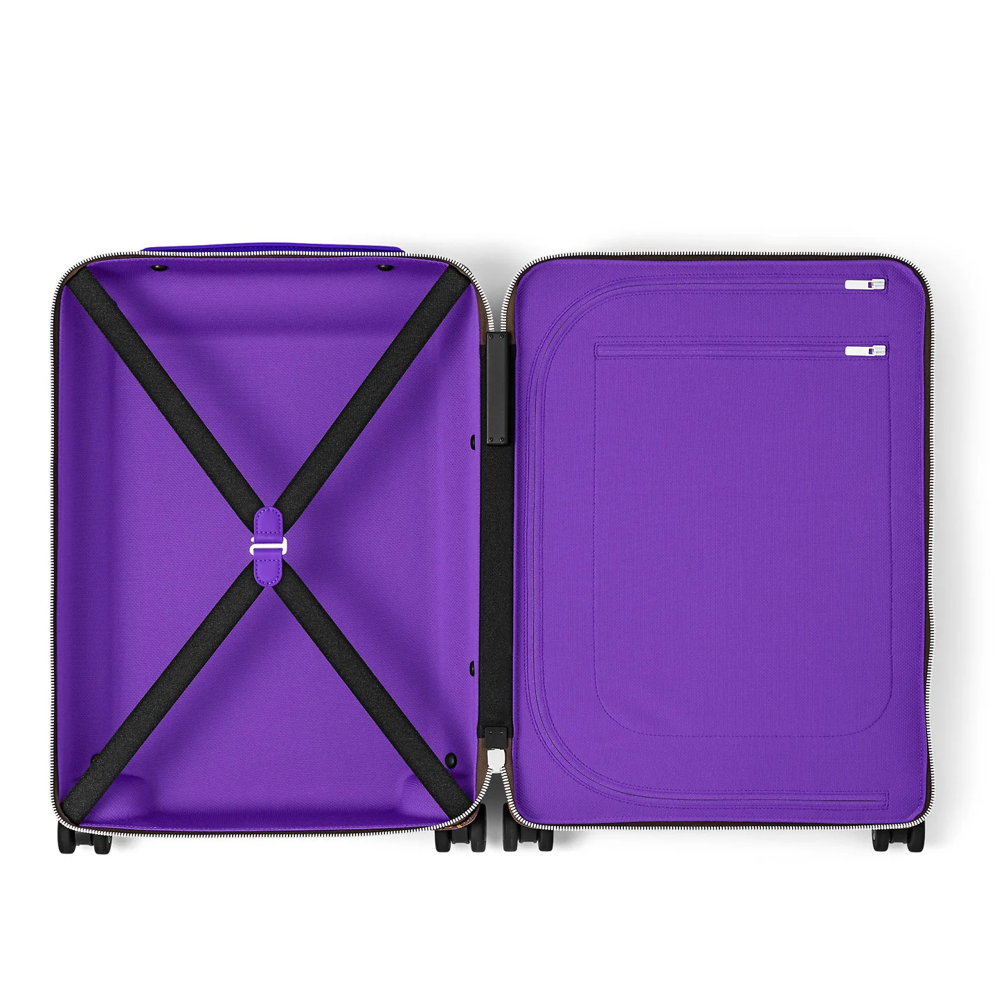 Louis Vuitton Horizon 55 Suitcase / Brown/ Violet Silver Hardware - Image 5