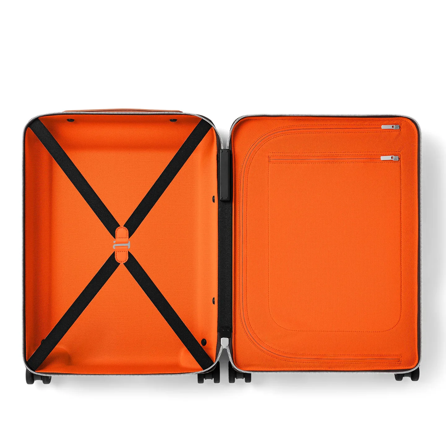 Louis Vuitton Horizon 55 Suitcase / Brown/ Orange Silver Hardware - Image 5
