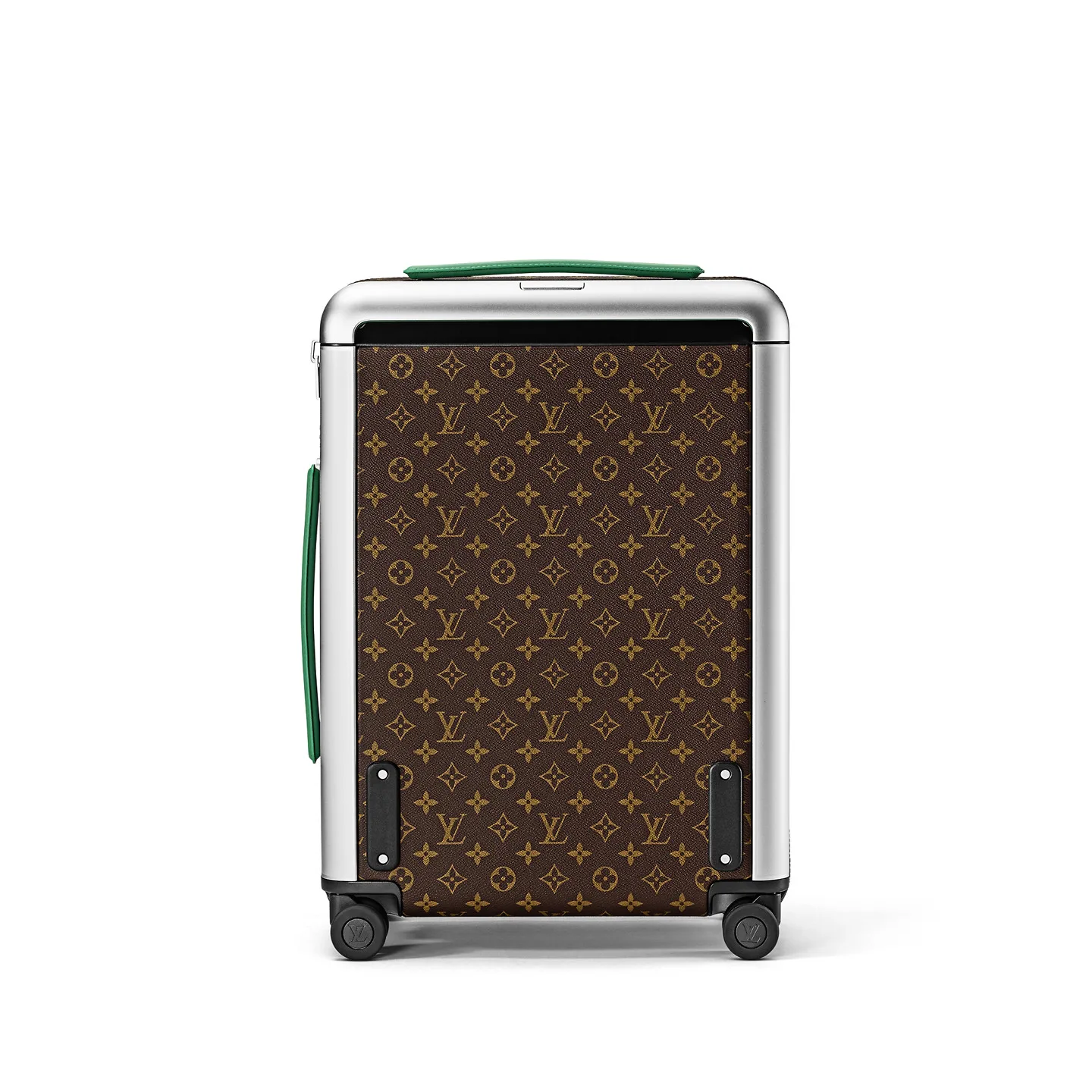 Louis Vuitton Horizon 55 Suitcase / Brown/ Green Silver Hardware - Image 4
