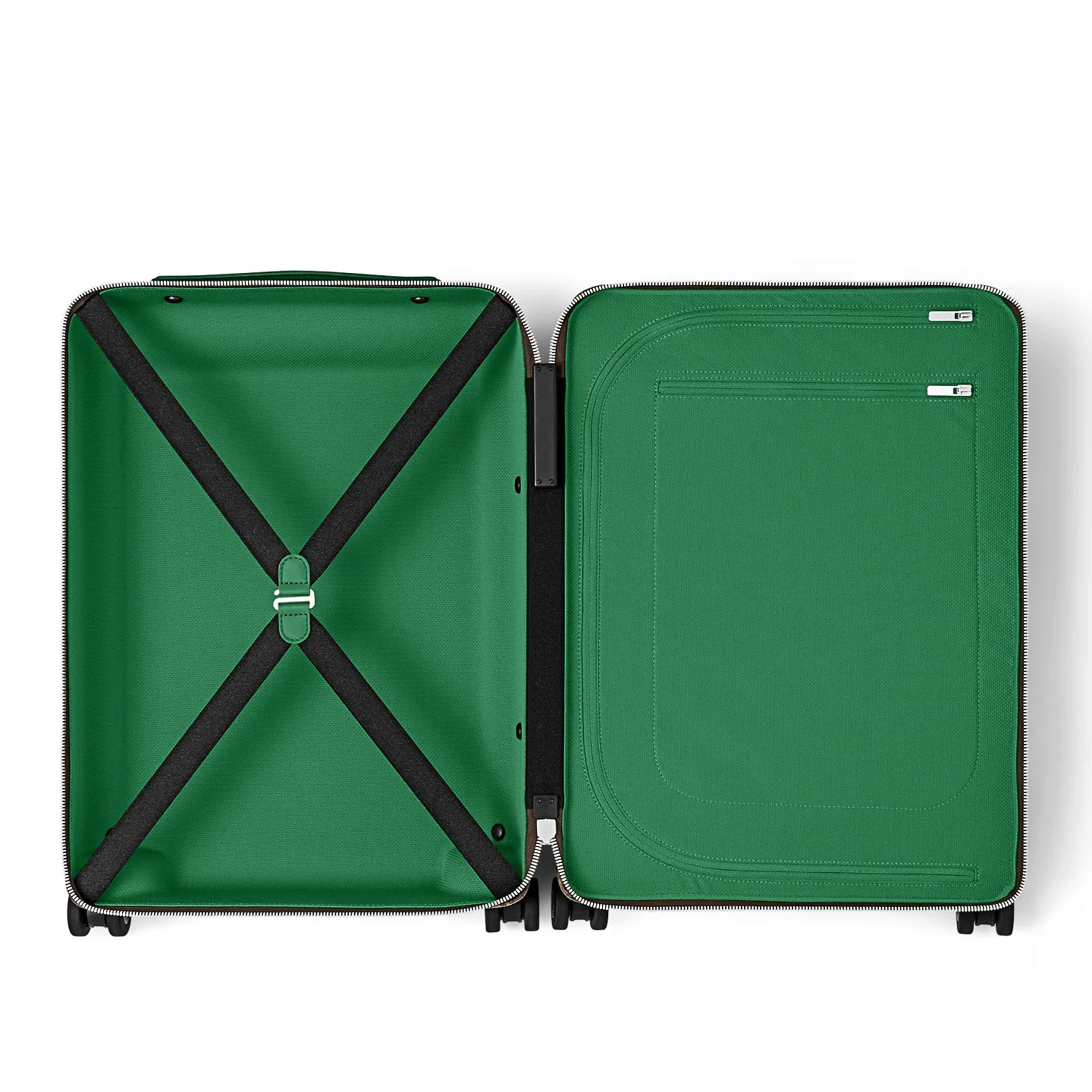 Louis Vuitton Horizon 55 Suitcase / Brown/ Green Silver Hardware - Image 5