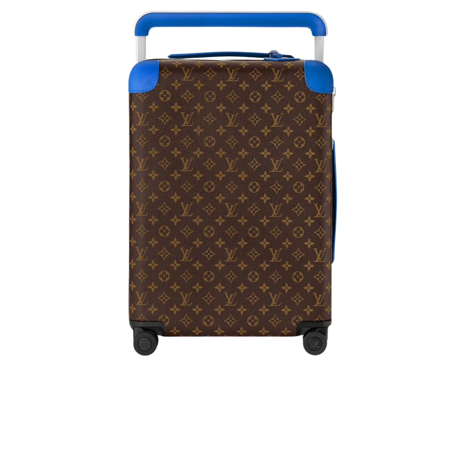 Louis Vuitton Horizon 55 Suitcase / Brown/ Blue Silver Hardware