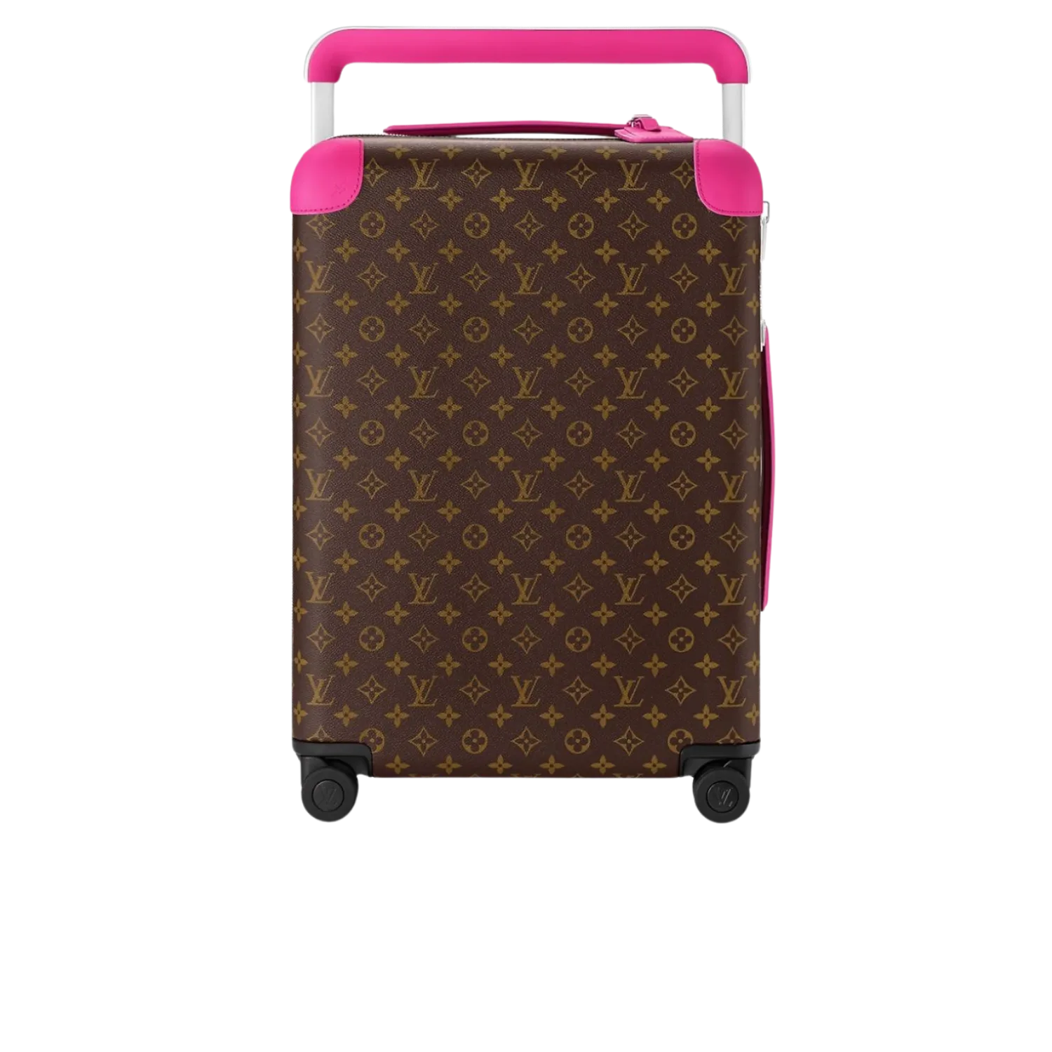 Louis Vuitton Horizon 55 Suitcase / Brown/ Pink Silver Hardware