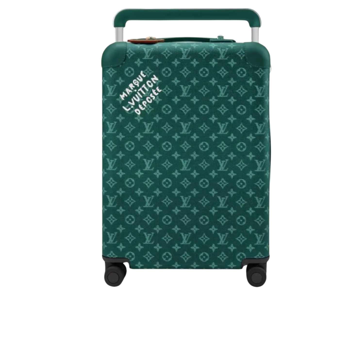 Louis Vuitton Horizon 55 Suitcase / Green Silver Hardware