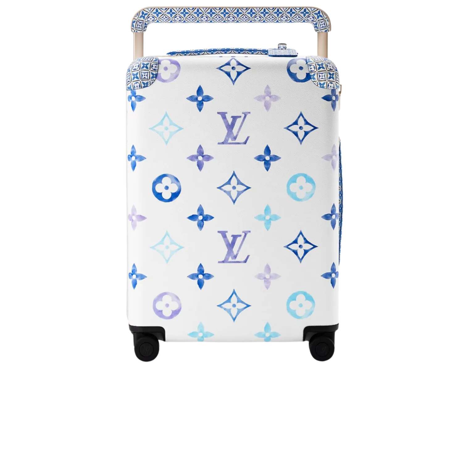 Louis Vuitton Horizon 55 Suitcase / White Champagne Hardware