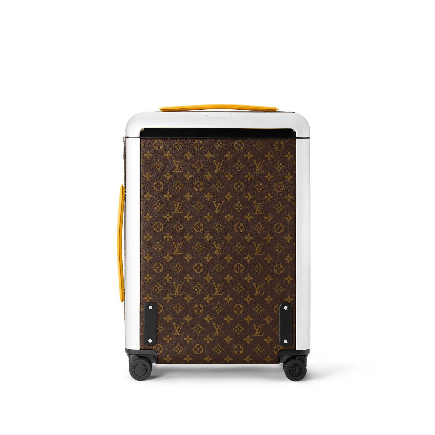 Louis Vuitton Horizon 55 Suitcase / Brown/ Yellow Silver Hardware - Image 3