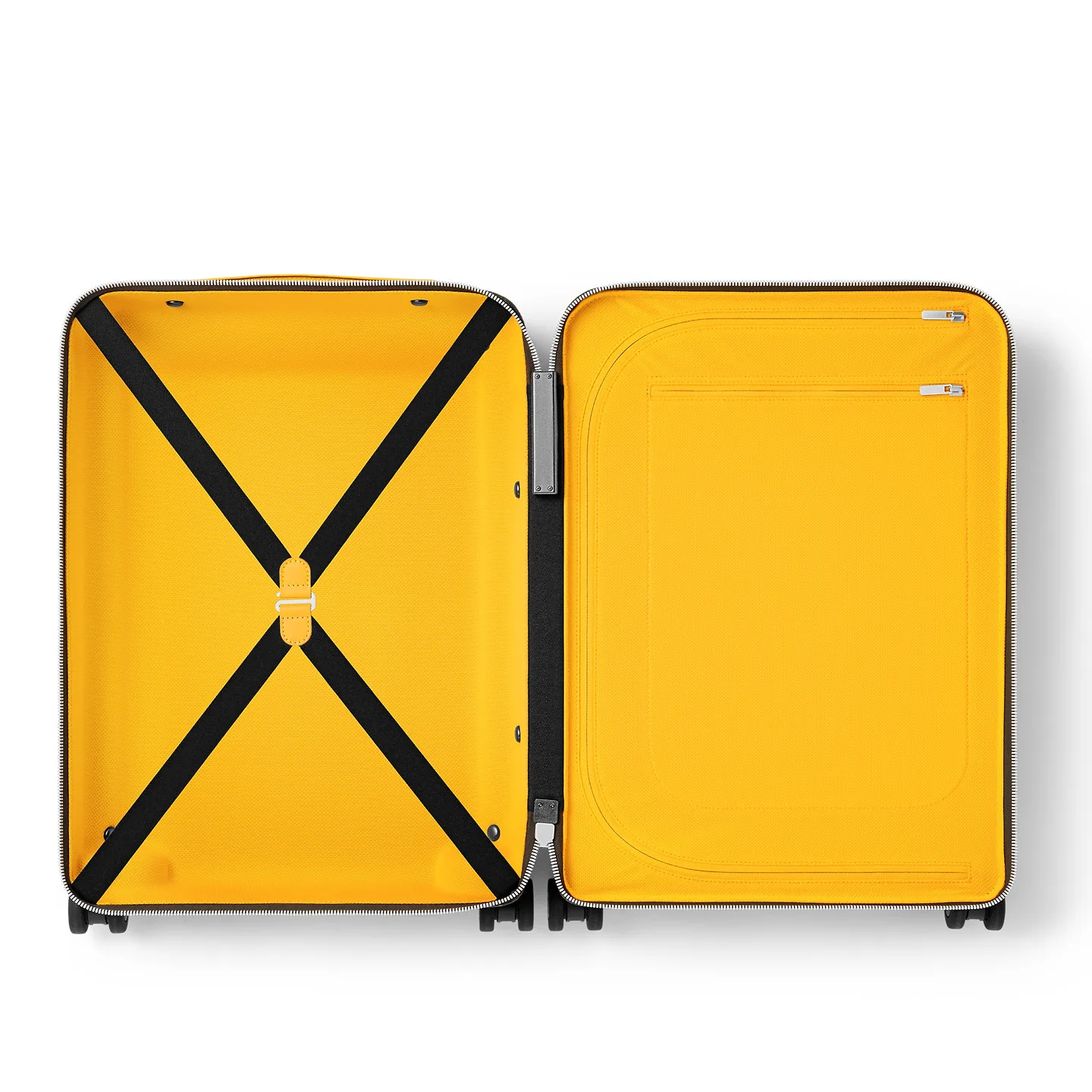 Louis Vuitton Horizon 55 Suitcase / Brown/ Yellow Silver Hardware - Image 4