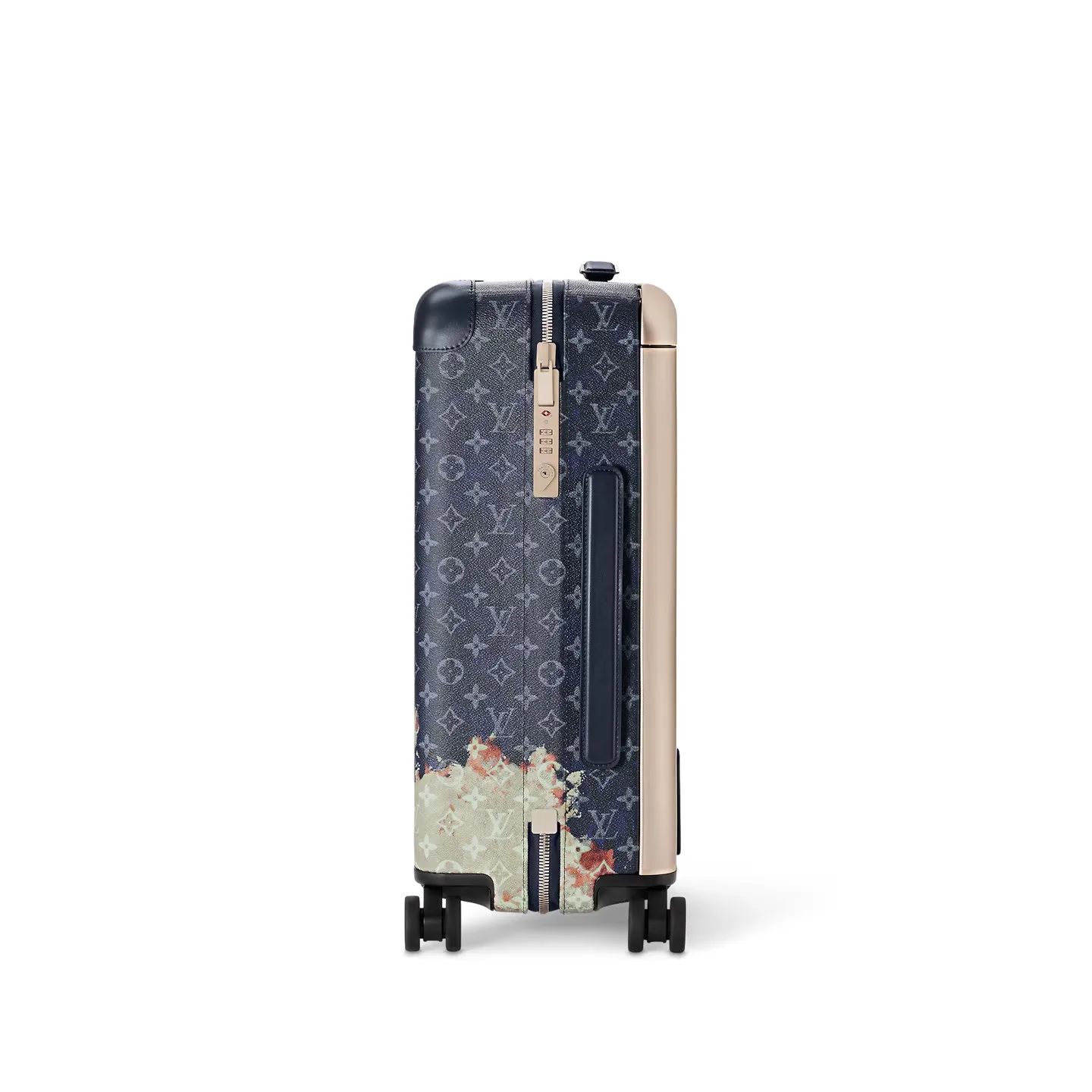 Louis Vuitton Horizon 55 Suitcase / Blue Champagne Hardware - Image 6