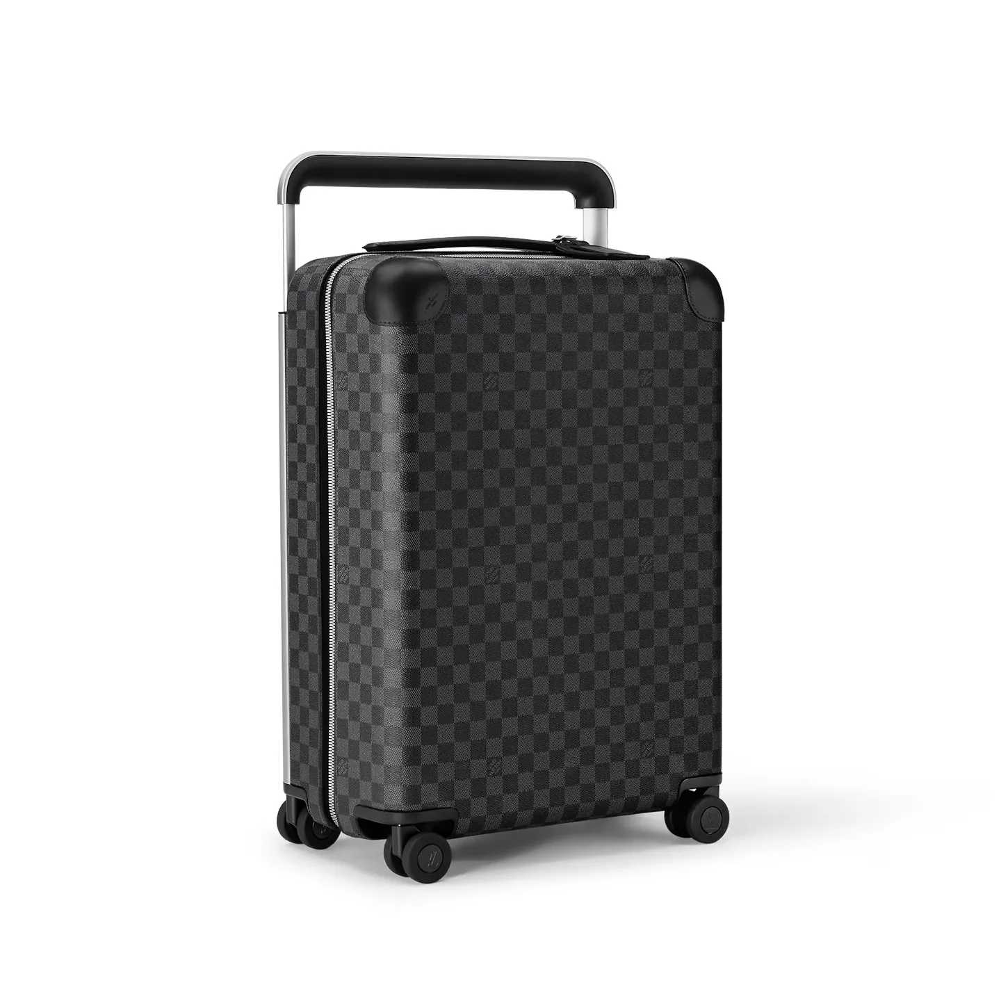 Louis Vuitton Horizon 55 Suitcase / Black Silver Hardware - Image 3