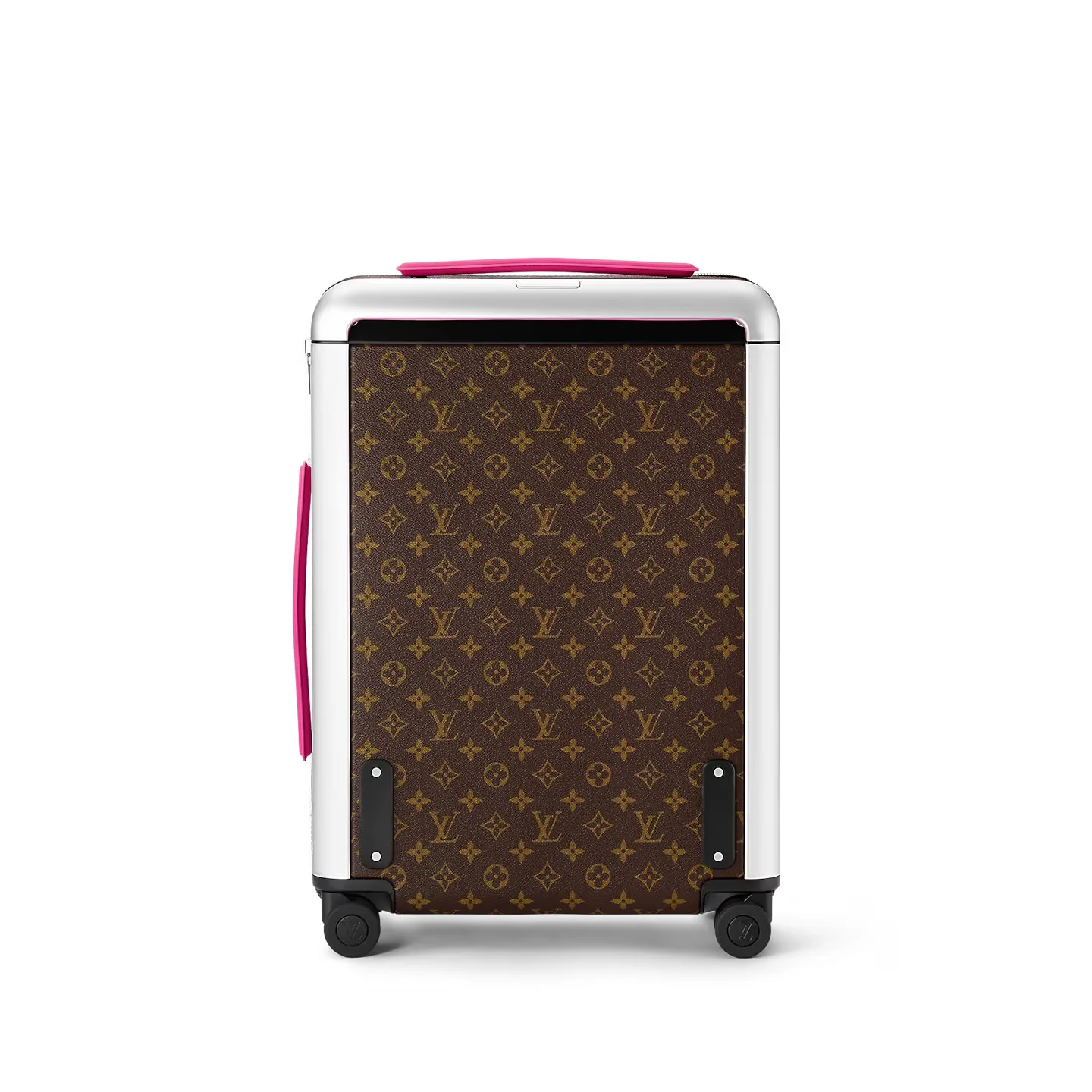 Louis Vuitton Horizon 55 Suitcase / Brown/ Pink Silver Hardware - Image 3