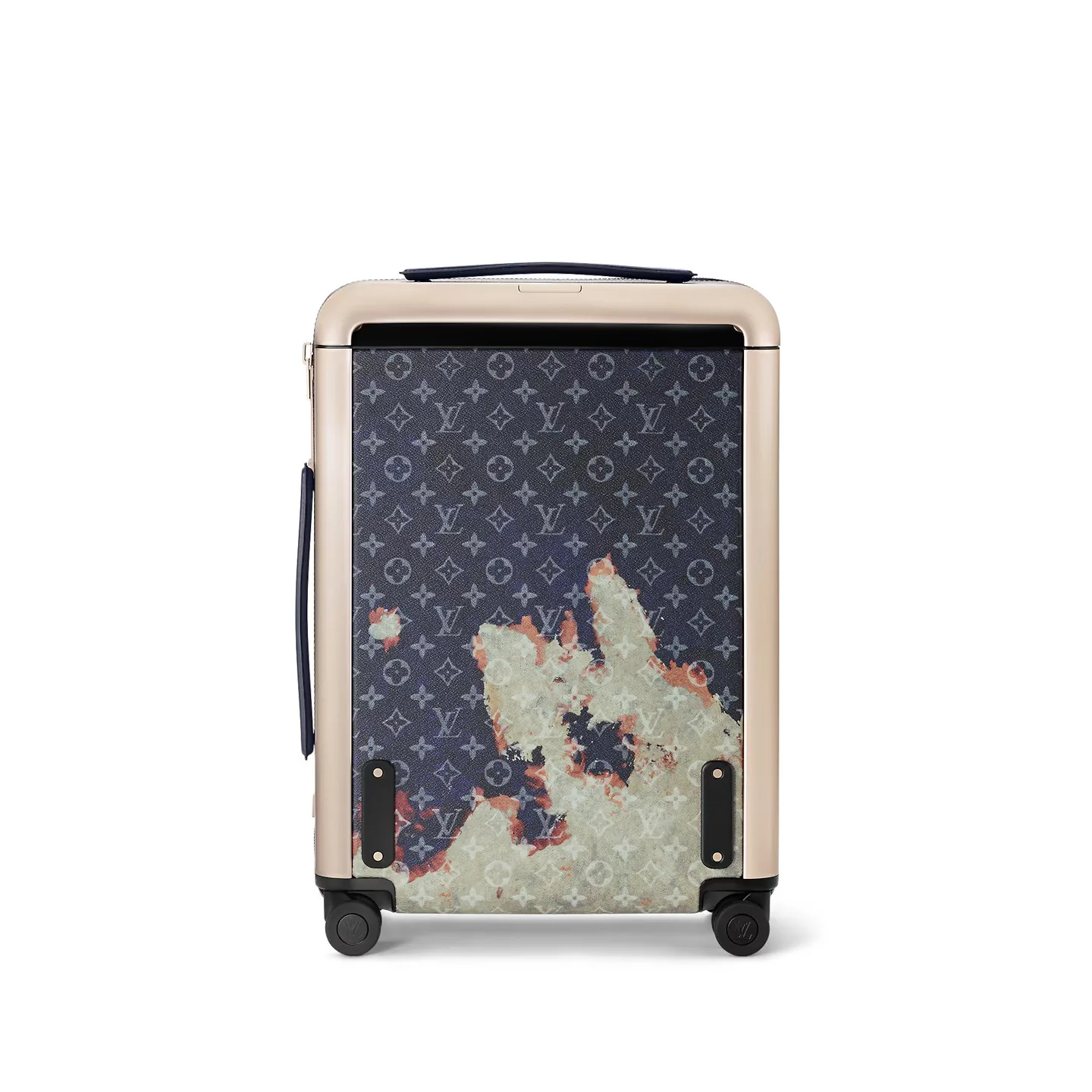 Louis Vuitton Horizon 55 Suitcase / Blue Champagne Hardware - Image 5