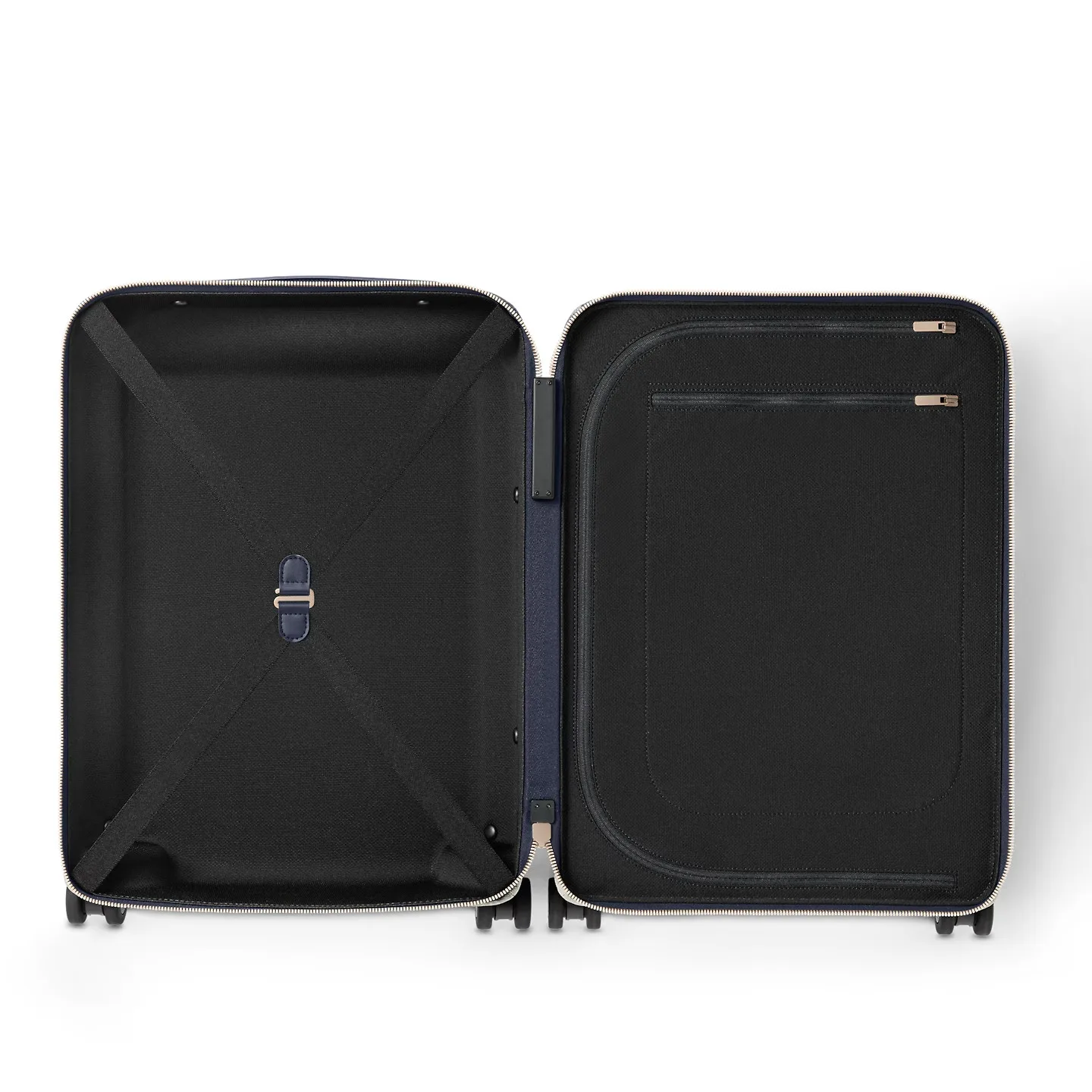Louis Vuitton Horizon 55 Suitcase / Blue Champagne Hardware - Image 7
