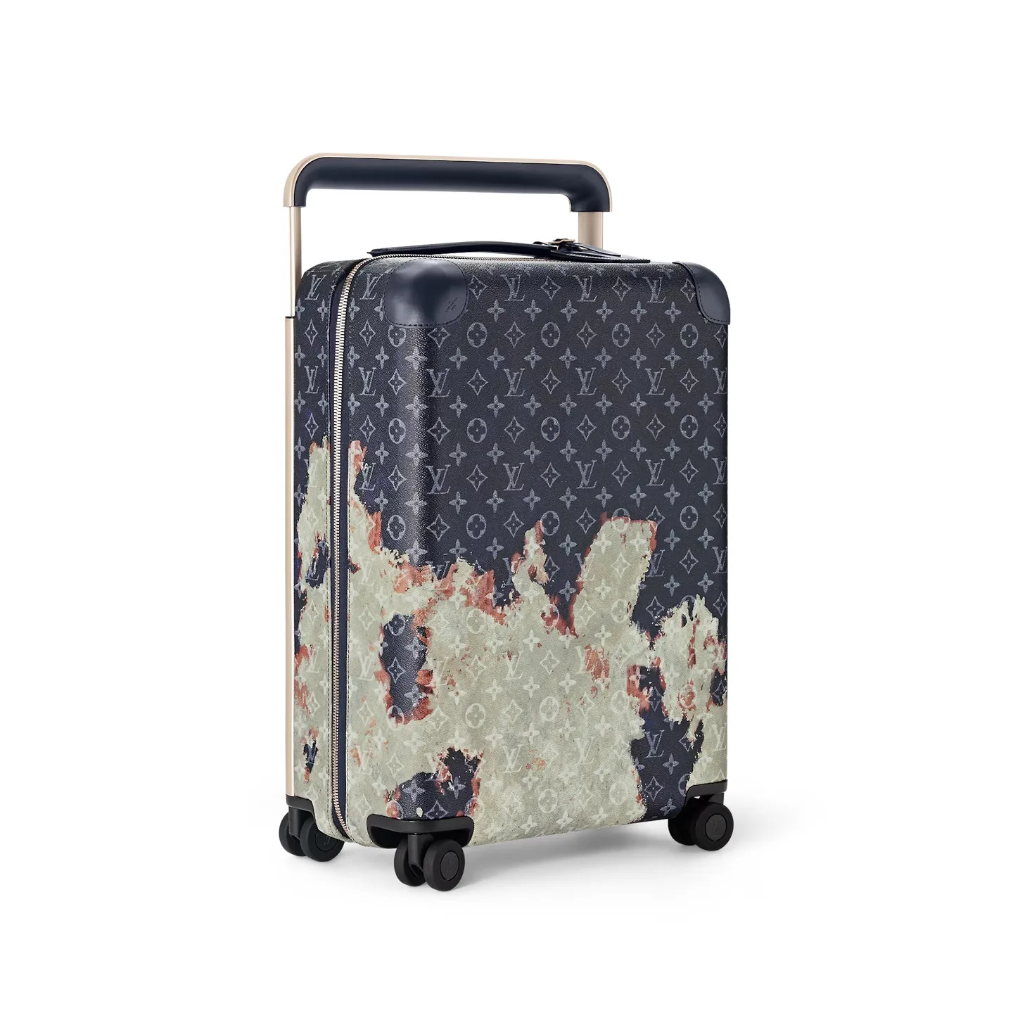 Louis Vuitton Horizon 55 Suitcase / Blue Champagne Hardware - Image 3