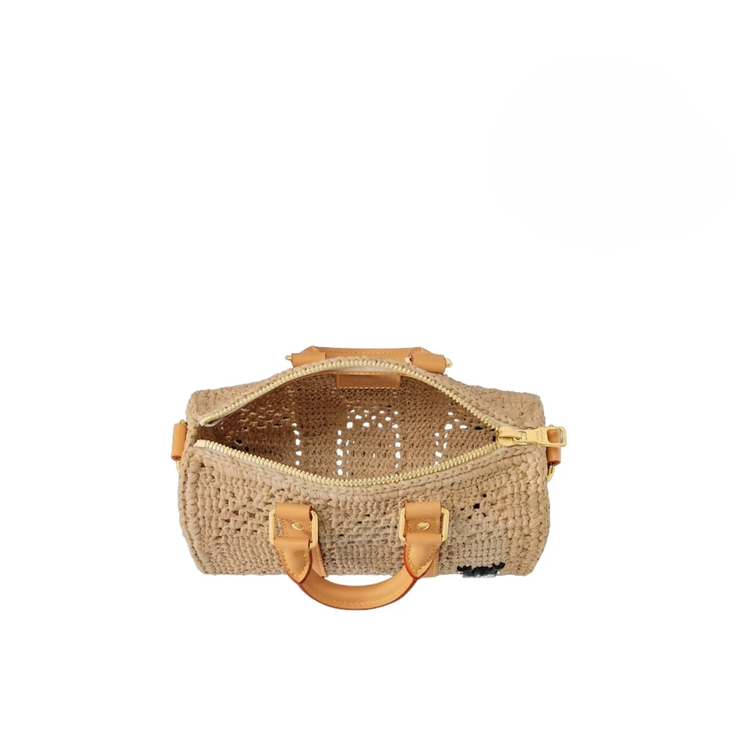 Louis Vuitton Keepall Bandouliere 25 Travel Bag / Natural Beige Gold Hardware - Image 6