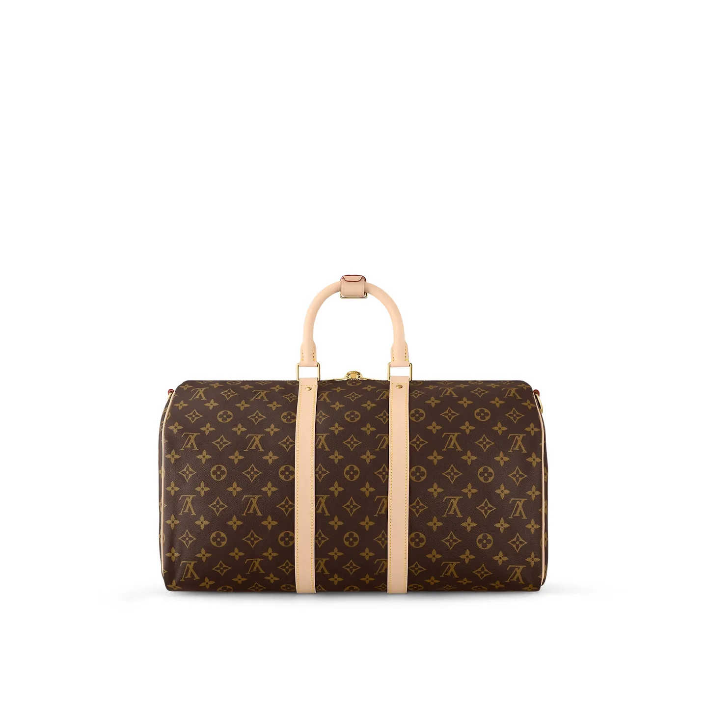 Louis Vuitton Keepall Bandouliere 45 Travel Bag / Brown Monogram Gold Hardware - Image 5