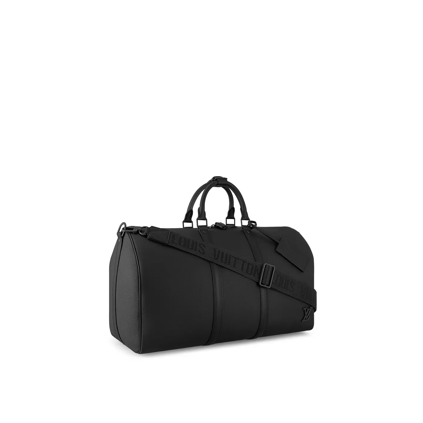 Louis Vuitton Keepall Bandouliere 50 Crossbody Bag / Black Palladium Hardware - Image 5
