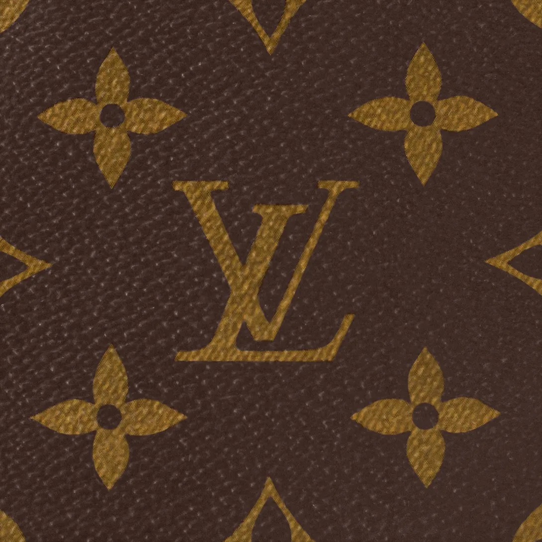 Louis Vuitton Keepall Bandouliere 55 Travel Bag / Brown/ Radiant Sun Monogram Black Hardware - Image 4