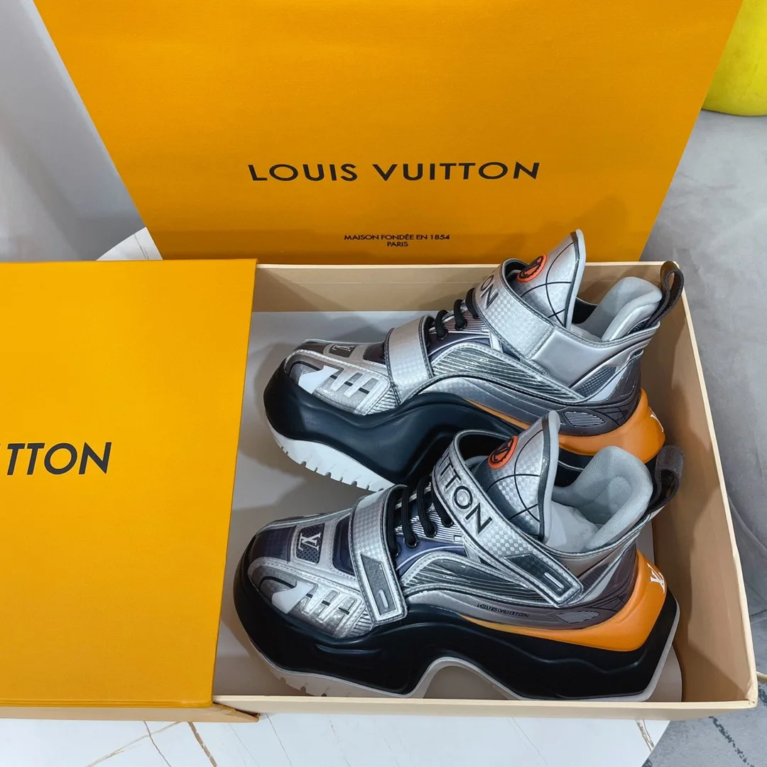 Louis Vuitton LV Archlight 2.0 Platform Sneaker Silver 1AB13N - Image 5