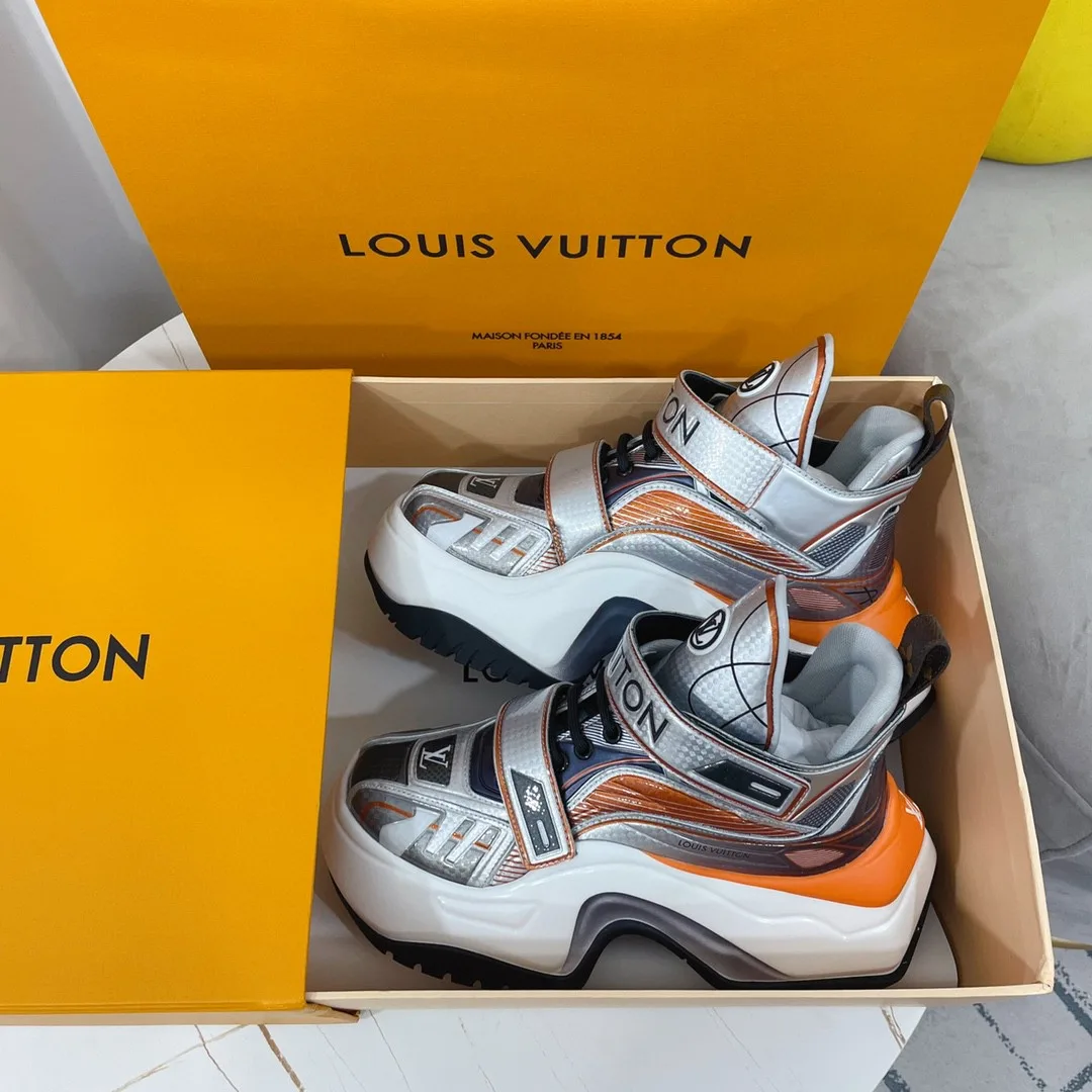 Louis Vuitton LV Archlight 2.0 Platform Sneaker Silver 1AB143 - Image 5