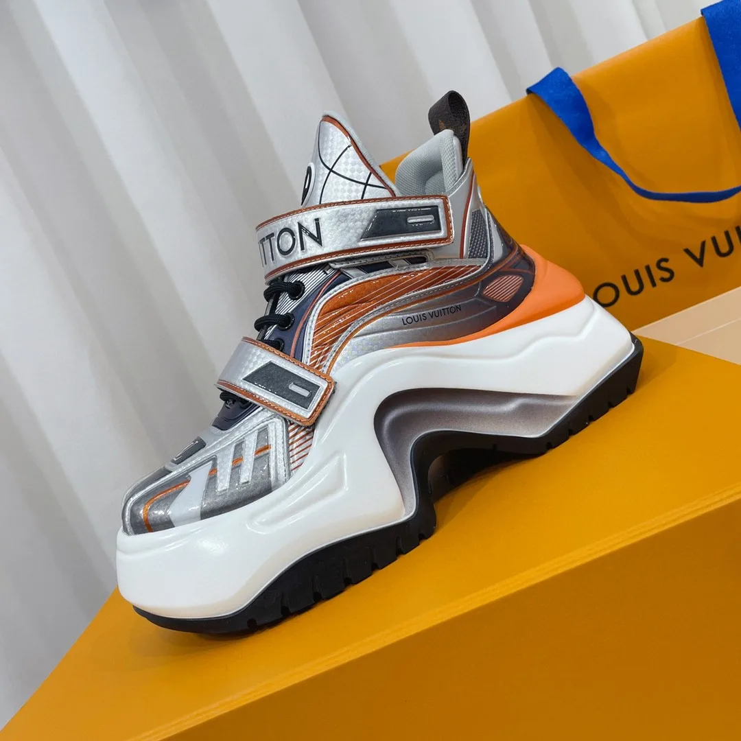 Alternative view of Louis Vuitton LV Archlight 2.0 Platform Sneaker Silver 1AB143
