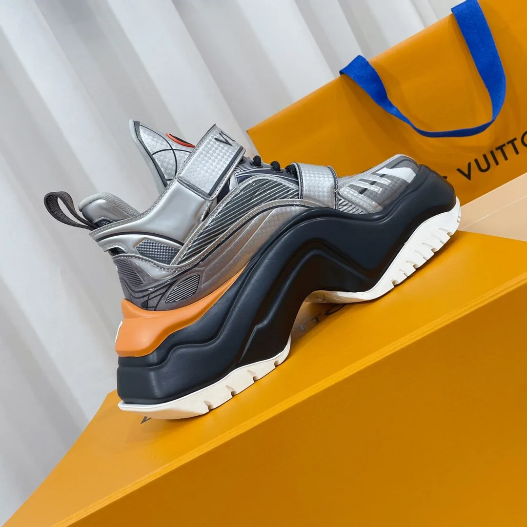Louis Vuitton LV Archlight 2.0 Platform Sneaker Silver 1AB13N - Image 3