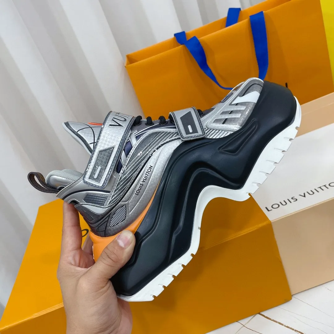 Louis Vuitton LV Archlight 2.0 Platform Sneaker Silver 1AB13N - Image 4