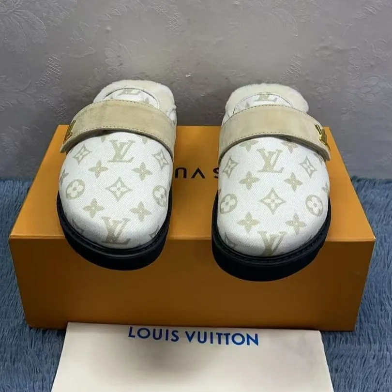 Louis Vuitton LV Cosy Flat Comfort Clog White 1ADD6V - Image 4