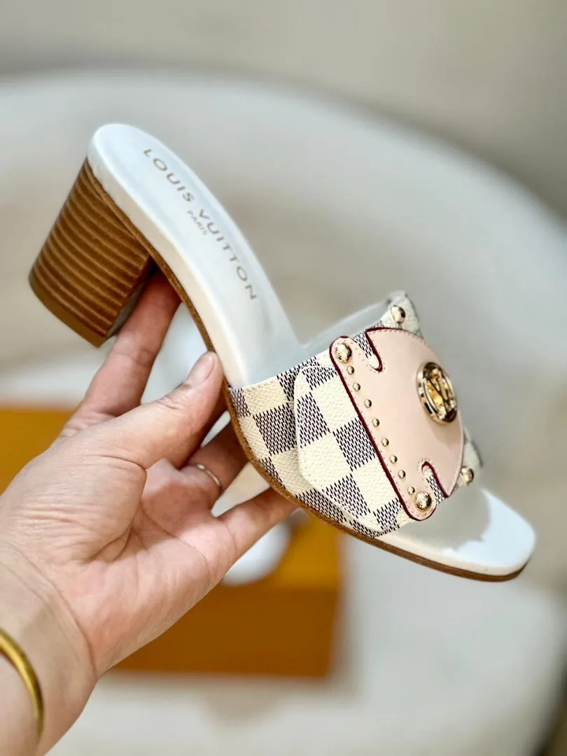 Louis Vuitton LV Frame Mules Damier Canvas - Image 5