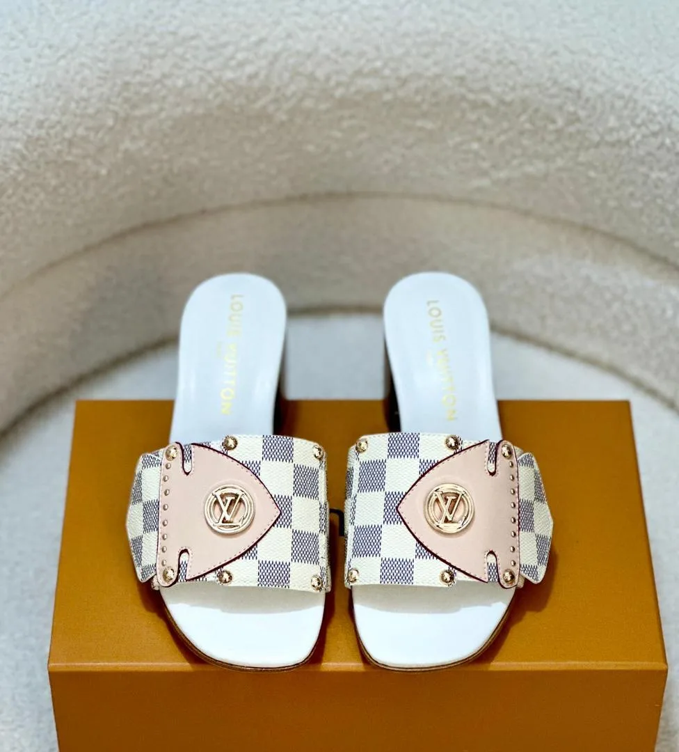Louis Vuitton LV Frame Mules Damier Canvas - Image 4