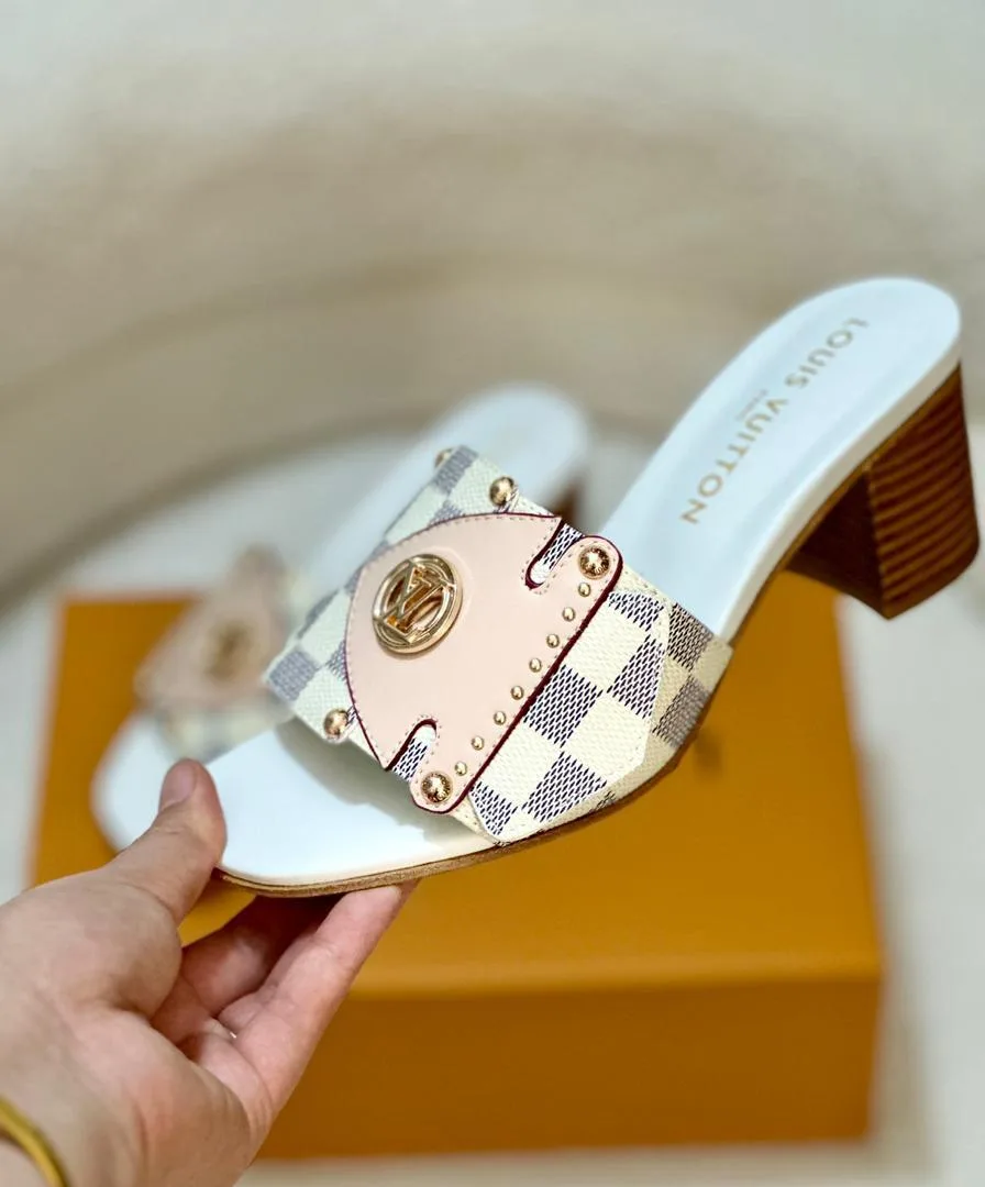 Louis Vuitton LV Frame Mules Damier Canvas - Image 6