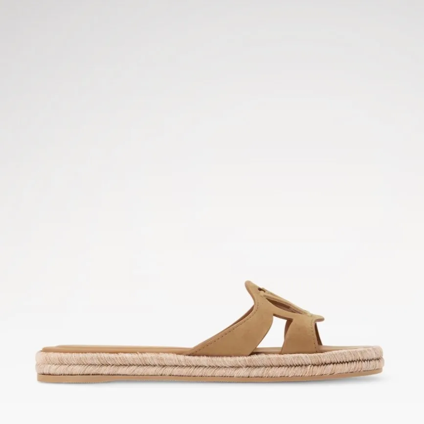 Louis Vuitton LV Isola Flat Espadrilles Caramel 1AK2VG - Image 3