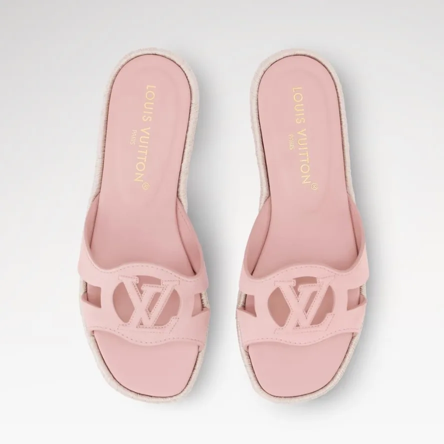 Louis Vuitton LV Isola Flat Espadrilles Pink 1AK2UK - Image 4