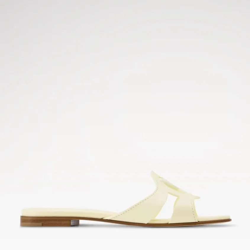 Louis Vuitton LV Isola Flat Mules Yellow 1AK1XP - Image 3